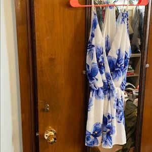 Floral romper purchased from a boutique